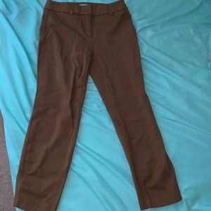 Stretchy brown/dark tan capris